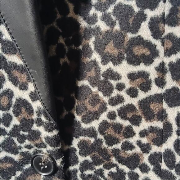 NWT All Saints Leni Leo Animal Print Coat - Picture 8 of 9